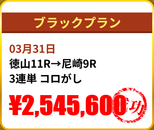 競艇予想サイト「STRONG(ストロング)」2026/3/31的中実績