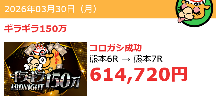競輪予想サイト「競輪ゴクラク」2026/3/30的中実績