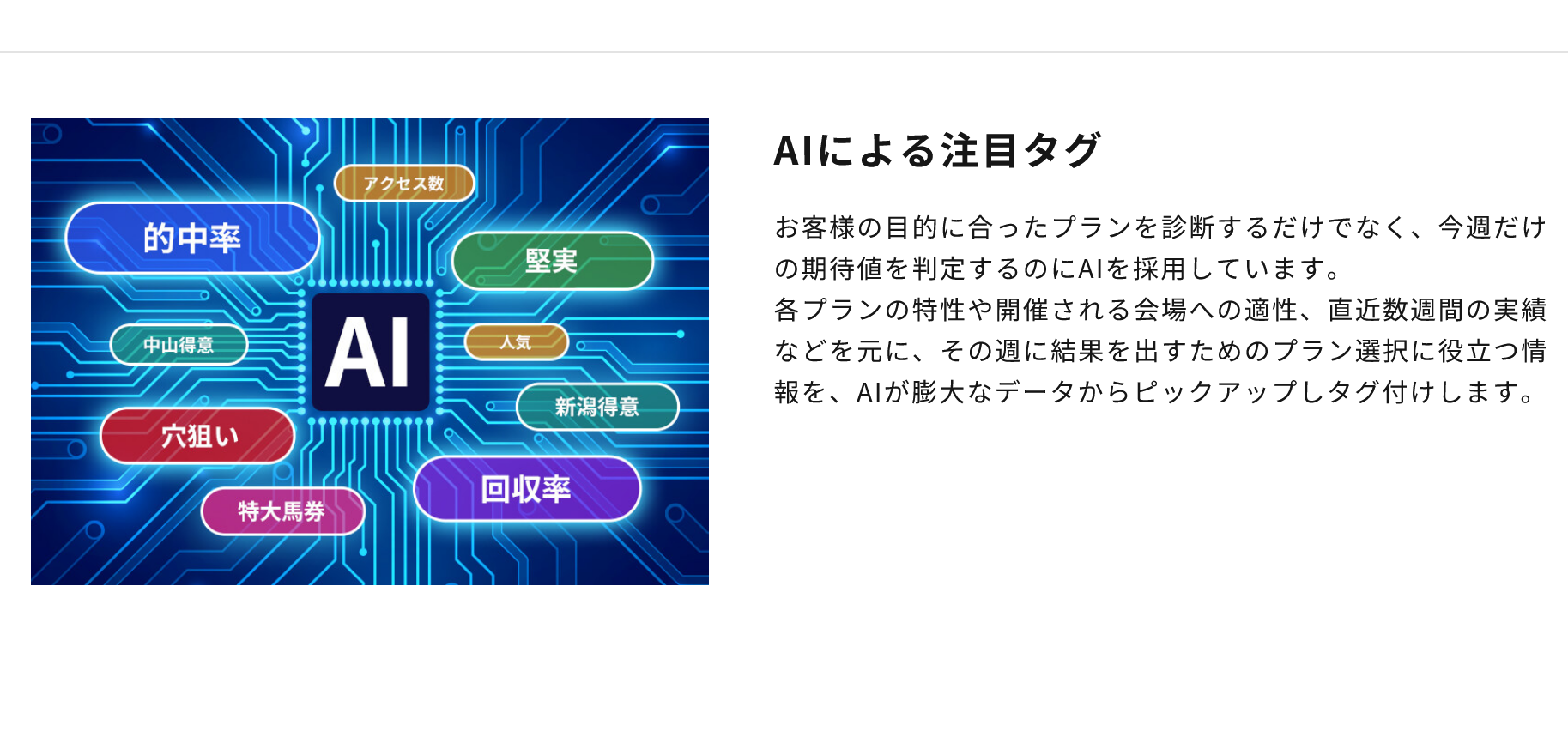 競馬予想サイト「シンケイバ」の注目ポイント④