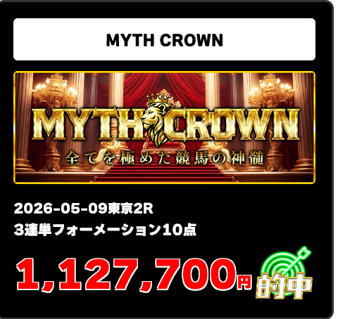 競馬予想サイト「サラコレ)」5/9的中実績