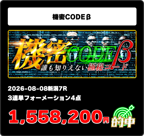 競馬予想サイト「サラコレ)」8/8的中実績
