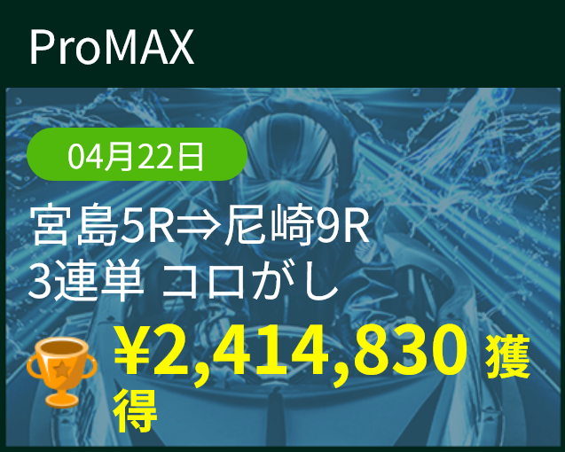 競艇予想サイト「GALAXY(ギャラクシー)」4/22的中実績