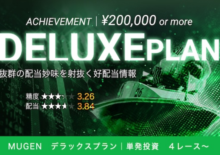 競艇予想サイト「MUGEN(ムゲン)」デラックスプラン
