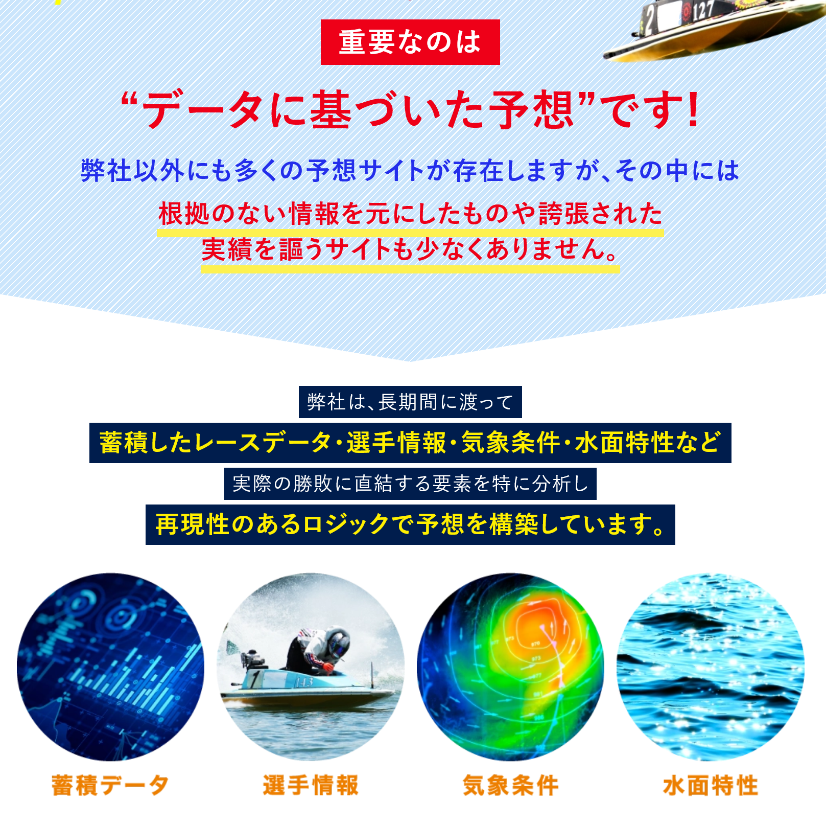 競艇予想サイト「ボートアクティブ」の注目ポイント①
