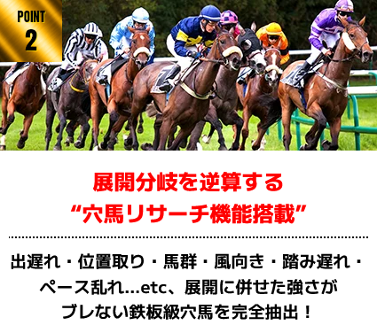 競馬予想サイト「超すごい競馬」の注目ポイント③