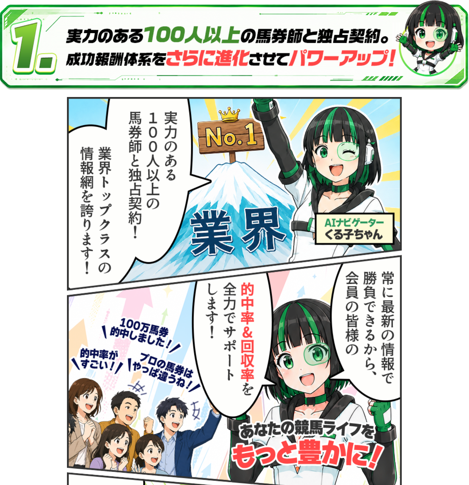競馬予想サイト「ウマくる」の注目ポイント②