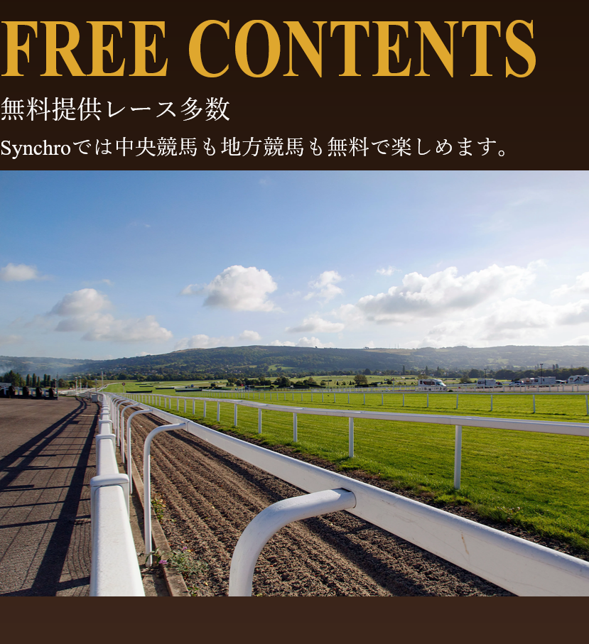 競馬予想サイト「Synchro(シンクロ)」の注目ポイント①