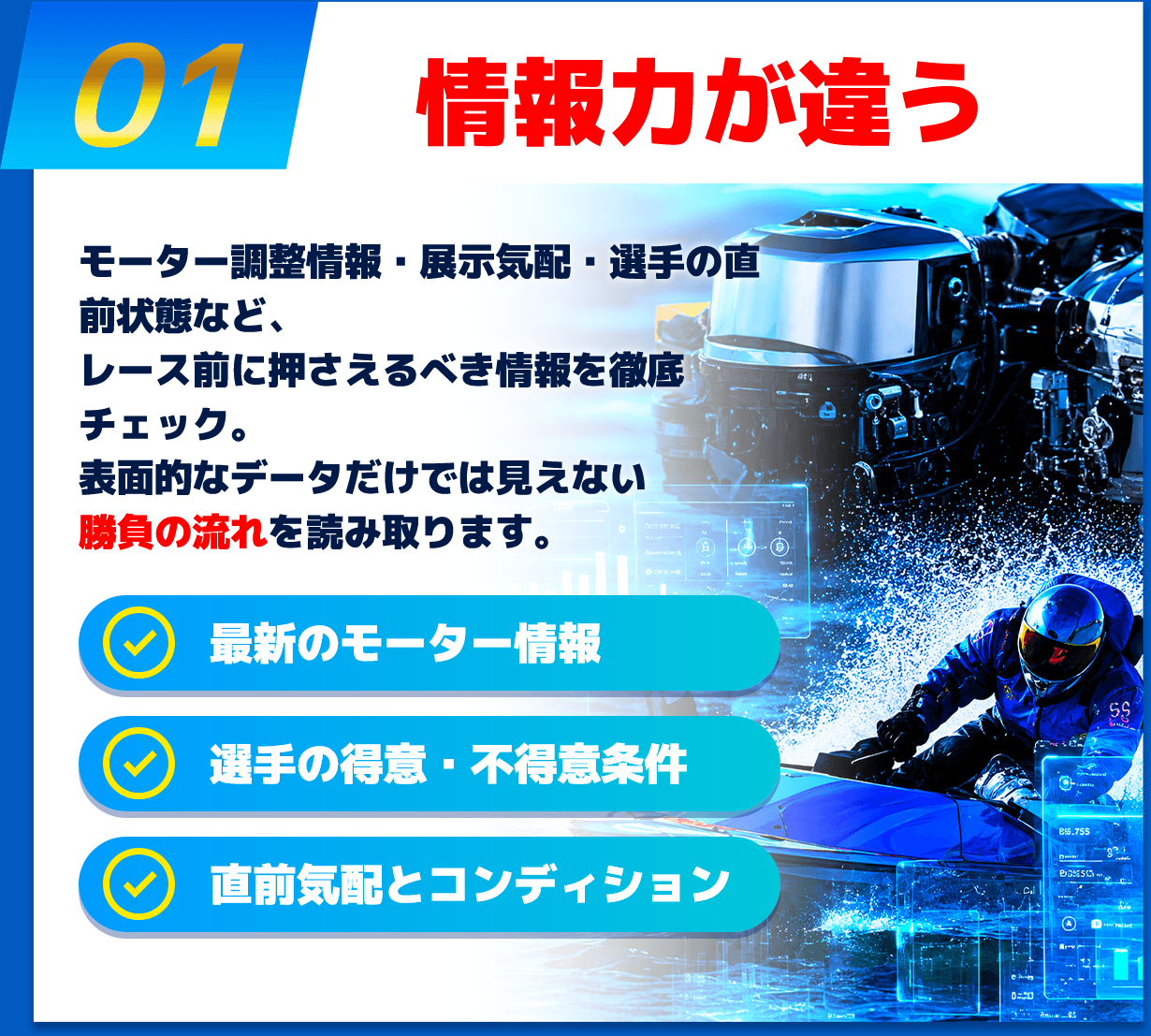 競艇予想サイト「競艇ナイス」の注目ポイント①